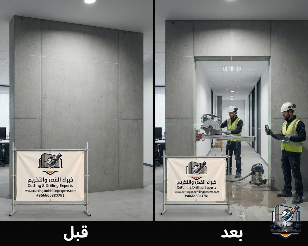   قص جدران بالليزر برابغ | مقاول قص جدران خرسانية | خصم 46% | خبراء القص والتخريم | 0565883781    